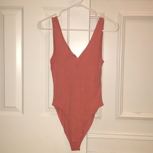 Urban Outfitters salmon body suit